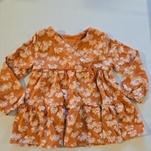 Burt Bee's Floral Spring/Fall Dress 24m‎